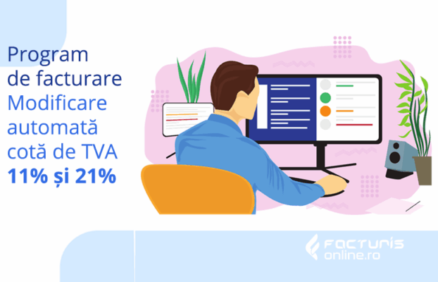 Modificare automată cote de TVA în programul de facturare Facturis