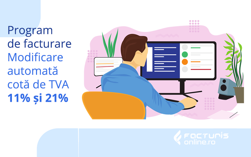 Modificare automată cote de TVA în programul de facturare Facturis